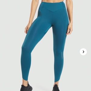 Teal venture gymshark leggings